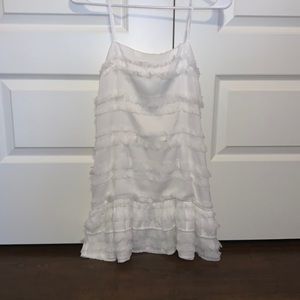 White mini dress